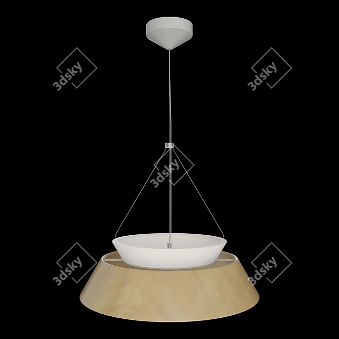 Enchanting Eden Pendant Lamp 3D model image 2