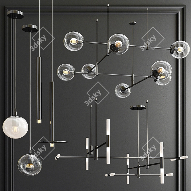 Modern Gap Chandelier: Elegant Lighting Solution
Minimalist Altona Chandelier: Sleek and Stylish Design
Contemporary Glass 3D model image 2