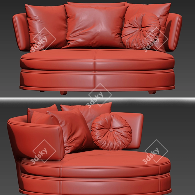 Luxury Comfort: B&B Italia Amoenus Soft Maxalto 3D model image 3