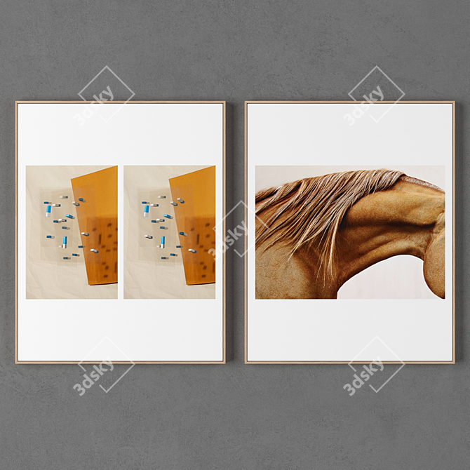 Modern Frames Collection(Set of 2) 3D model image 1