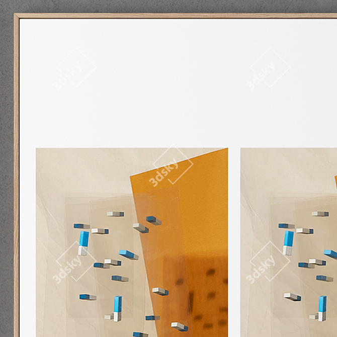 Modern Frames Collection(Set of 2) 3D model image 3