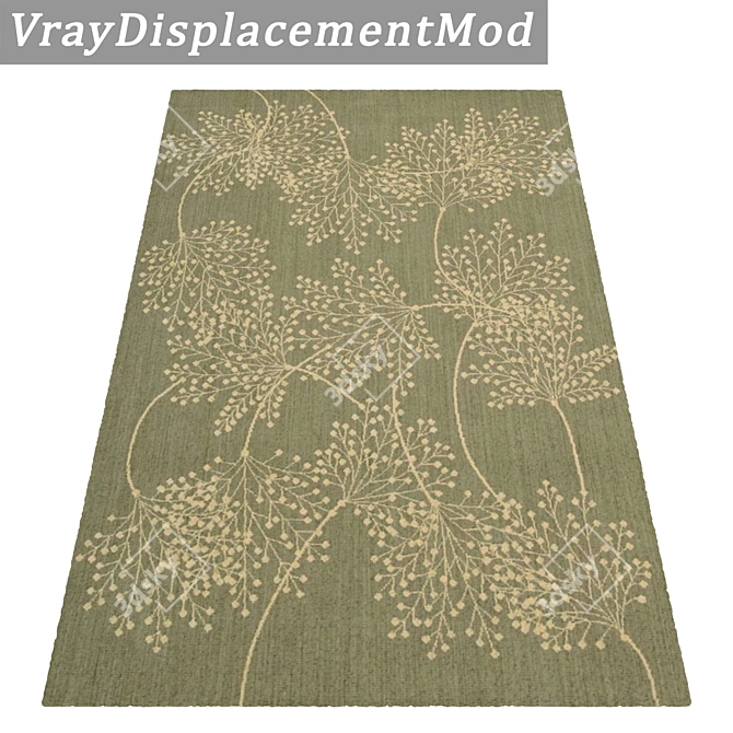 Title: Luxury Carpet Set: High-Quality Textures and Versatile Design 3D model image 3