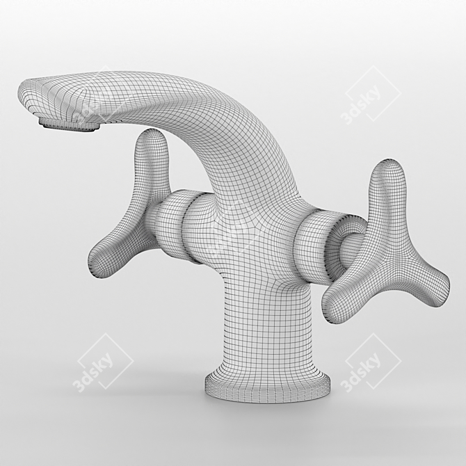 Title: Tokito MIA-1011 Basin Mixer 3D model image 3