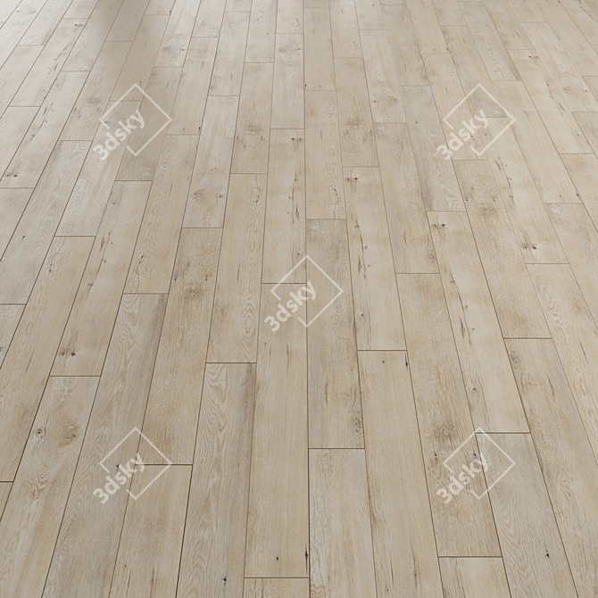 Versatile Floor Laminate: Standard, Herringbone, Chevron Styles 3D model image 2