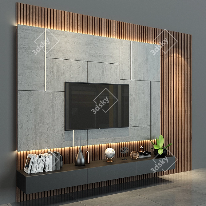 Modern | Cabinet | Furniture | 064 3D model image 2