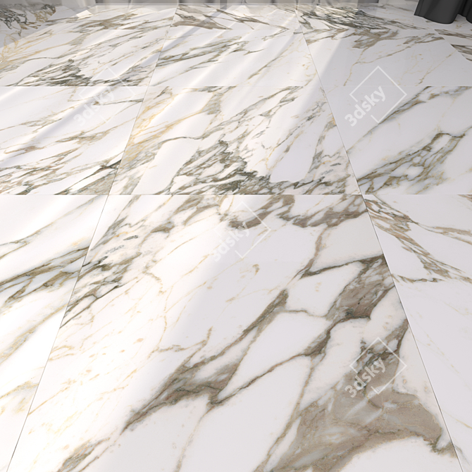 Museum Macchia Vecchia Set: Elegant Marble Floor 3D model image 1