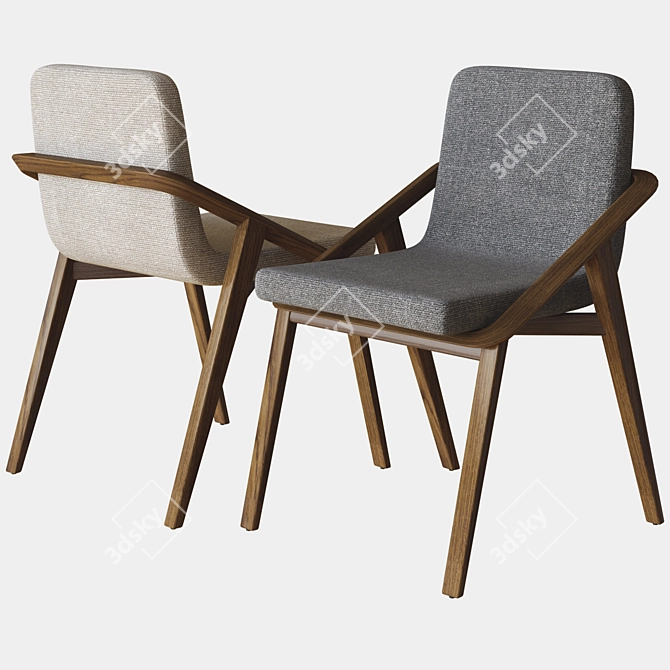 Elegant Lolilta Chair: Porada's Stunning 3D Model 3D model image 1