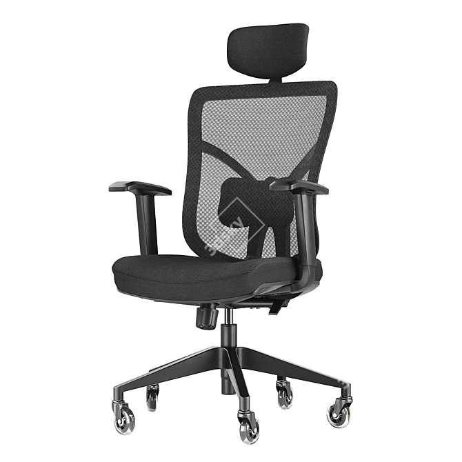 Title: ErgoMesh Office Chair: Ultimate Comfort 3D model image 2