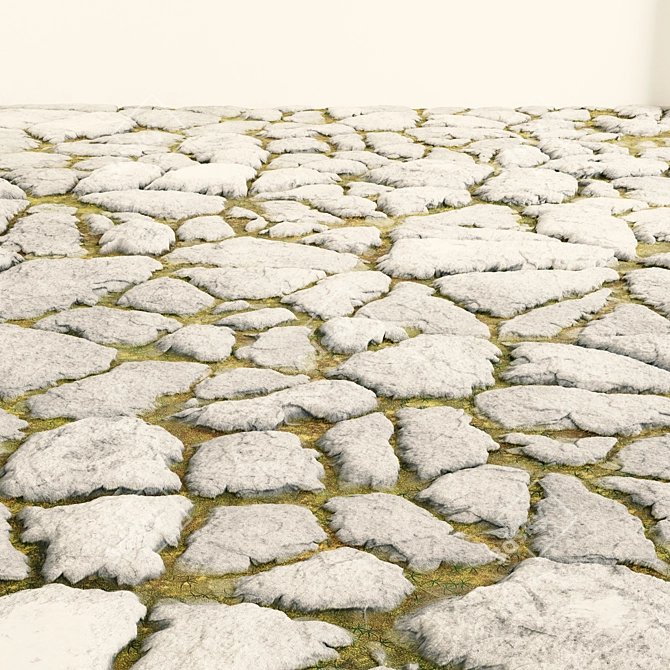 Rock PBR Ground & Wall Tiles 3D model image 4