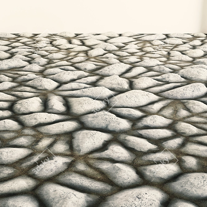 Rock PBR Ground & Wall Tiles 3D model image 4