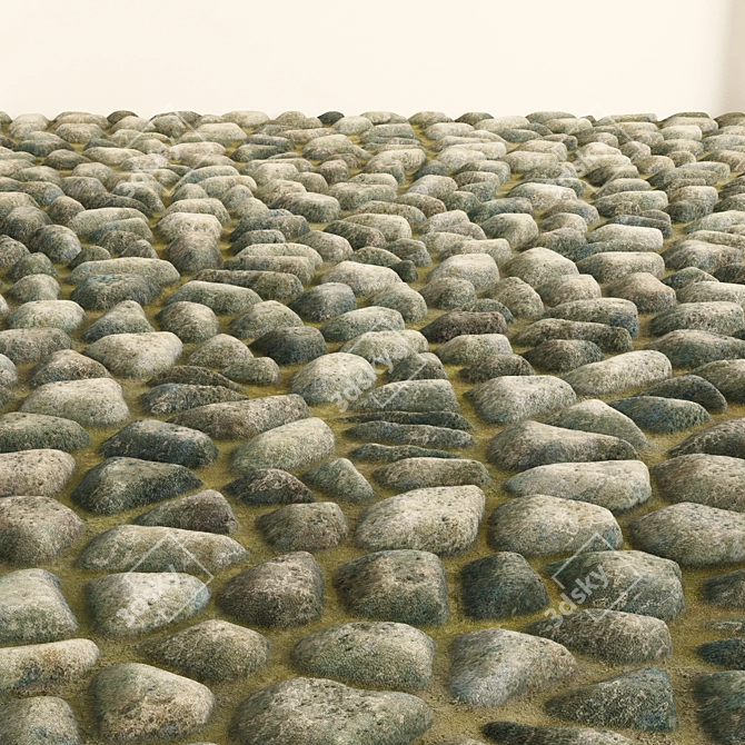 Rock PBR Ground & Wall Tiles 3D model image 4