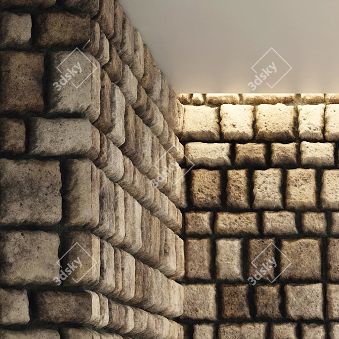 Rock PBR Ground & Wall Tiles 3D model image 3