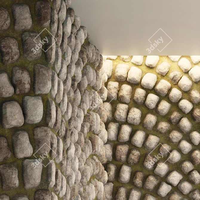 Rock PBR Ground & Wall Tiles 3D model image 3