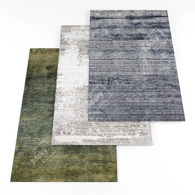 Designer Rugs Collection 3D model image 1