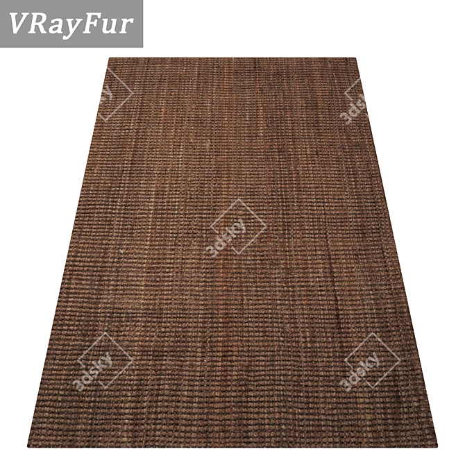 Luxury Carpet Set: High-Quality Textures 3D model image 2