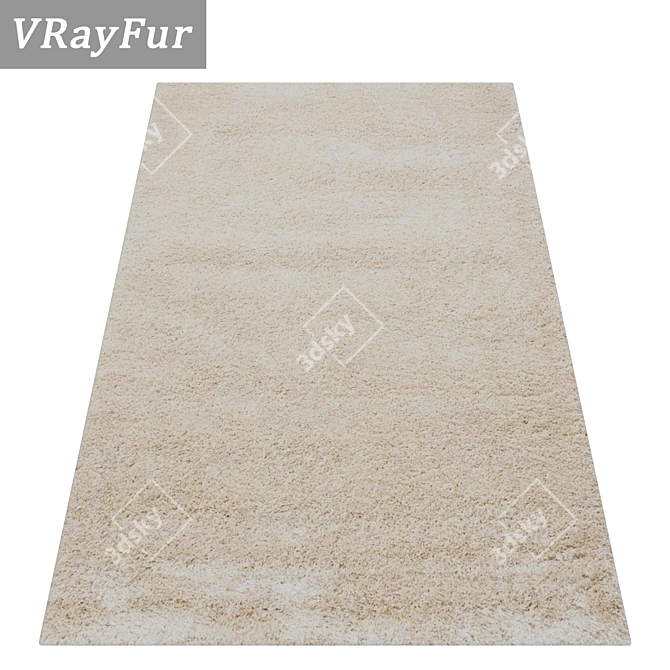 Luxury Carpet Set: High-Quality Textures for Close-up and Long-Distance Views 3D model image 2