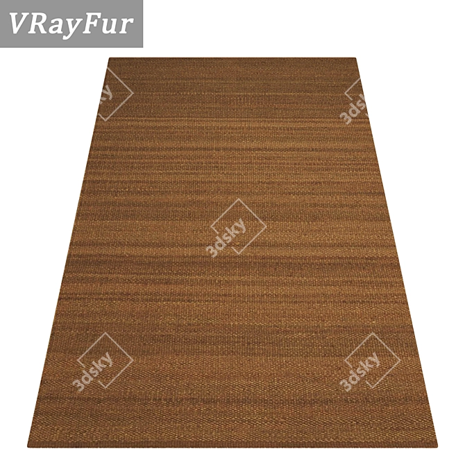 High-Quality Carpet Set with Multiple Variants 3D model image 2