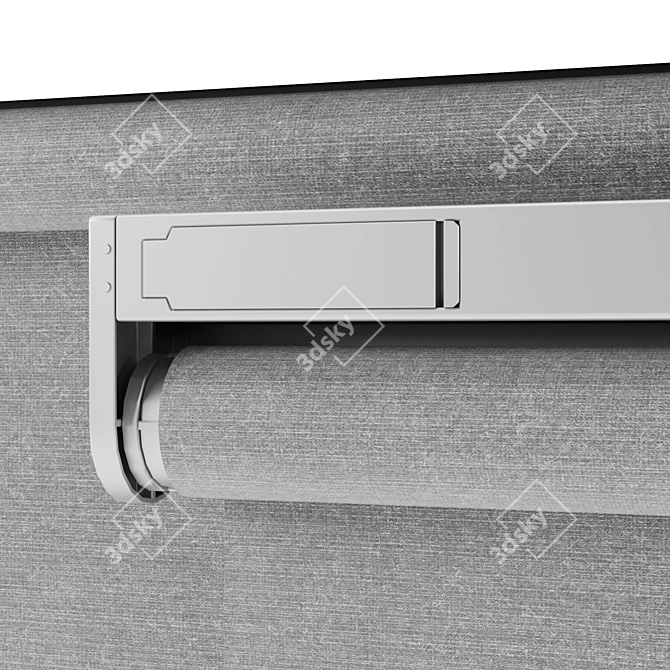 KADRILJ Roller Blind | Adjustable Length | 5 Width Options 3D model image 2