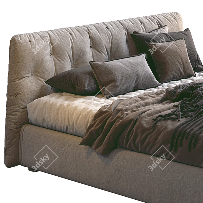 Lecomfort Bed Atrium: Luxurious Slumber in Modern Style 3D model image 2