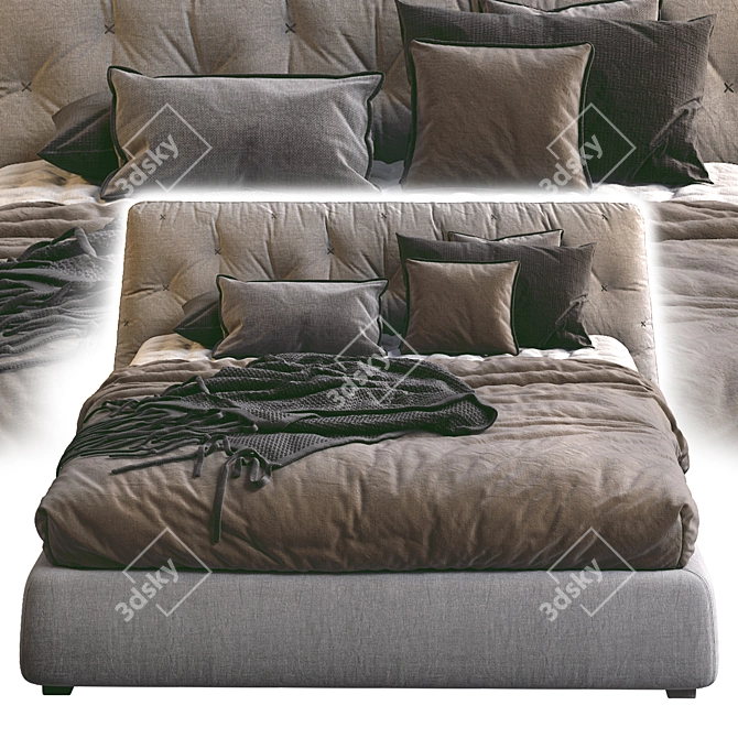 Lecomfort Bed Atrium: Luxurious Slumber in Modern Style 3D model image 3