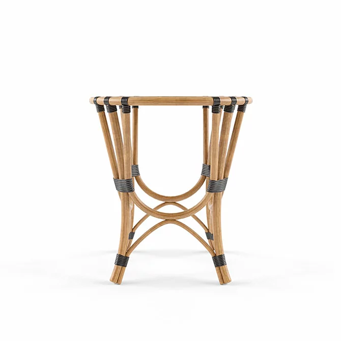 Natural Wood Dining Table 3D model image 3