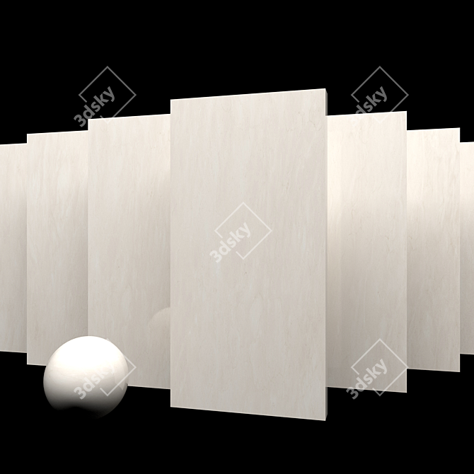 Museum Sunshine Marble Tiles 3D model image 4