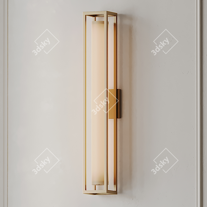 Elegant Lochwood Wall Sconce 3D model image 1