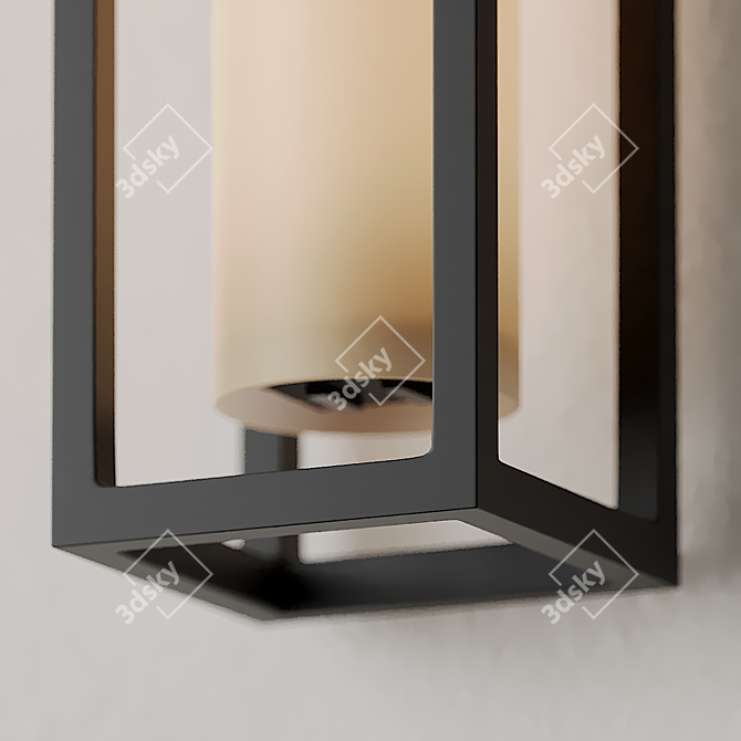 Elegant Lochwood Wall Sconce 3D model image 3