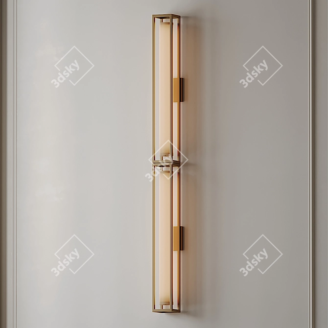 Elegant Lochwood Wall Sconce 3D model image 5