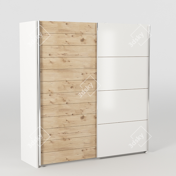 Nexus 200cm Prebuilt Closet 3D model image 1