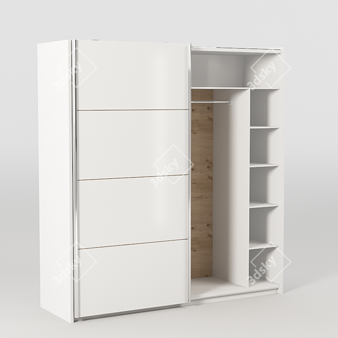 Nexus 200cm Prebuilt Closet 3D model image 4