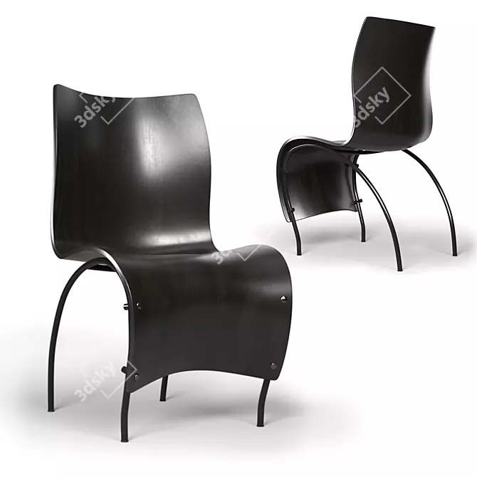 Luxury Skin Chair 3D model image 1