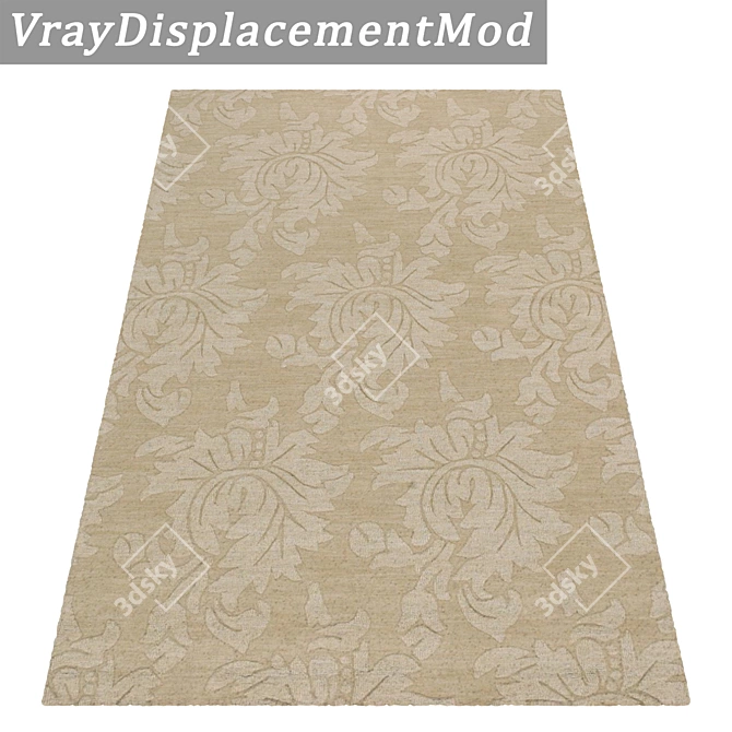 Luxury Carpet Set: High-Quality Textures for Stunning Interiors 3D model image 3