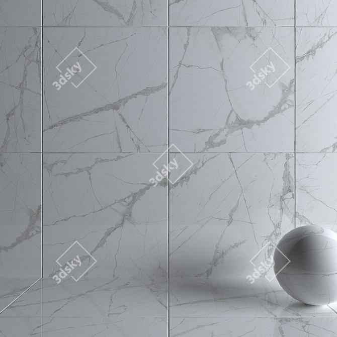 MUSEUM GLACIER - White Wall Tiles 3D model image 3