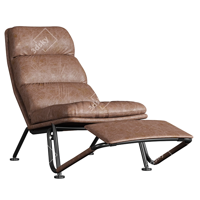 Harmonious Transformation: Kontrapunkt Recliner 3D model image 2