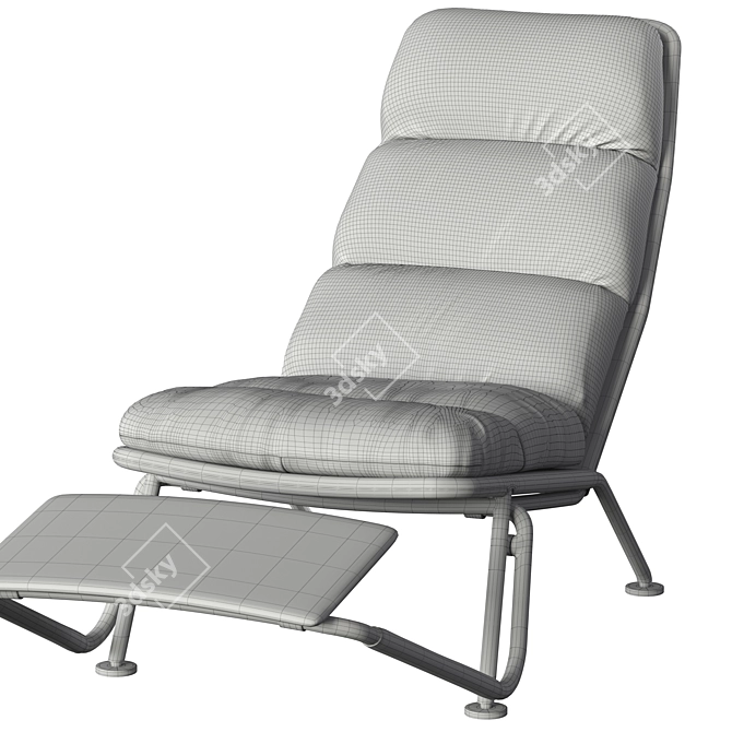 Harmonious Transformation: Kontrapunkt Recliner 3D model image 5