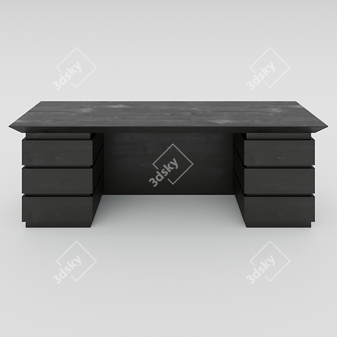 Soul Wood SP-002: Functional Workspace 3D model image 1