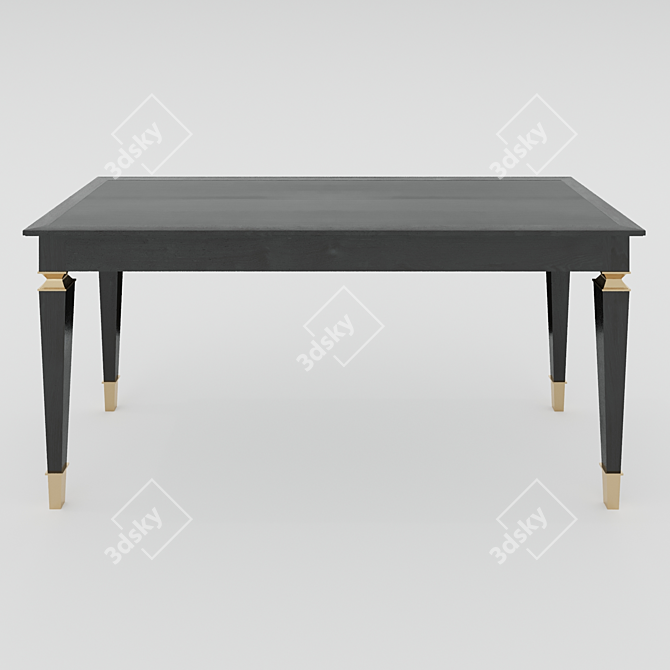 Soul Wood SP-007: The Ultimate Working Table 3D model image 1