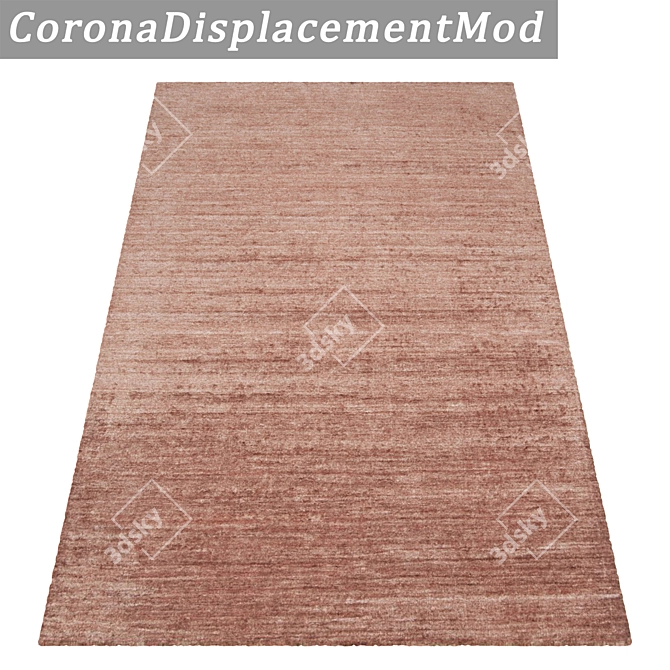 Luxury Textured Carpets Set 3D model image 4