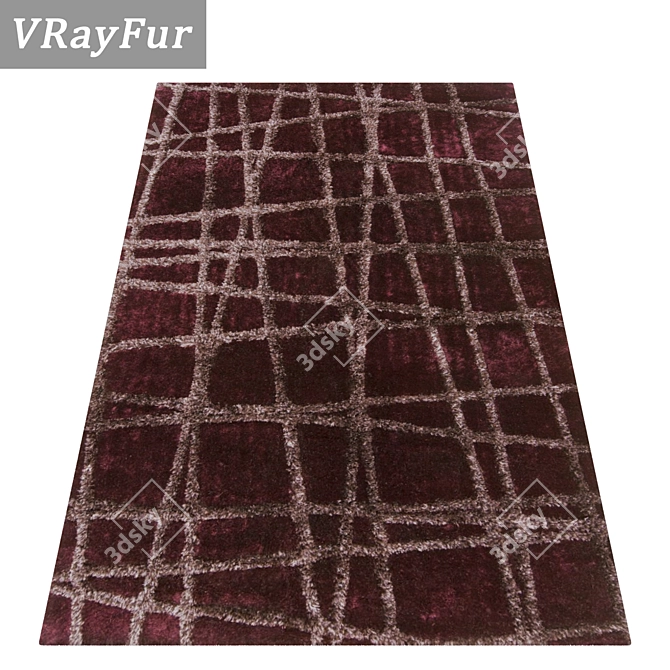 Luxury Carpet Set | High-Quality Textures 3D model image 2