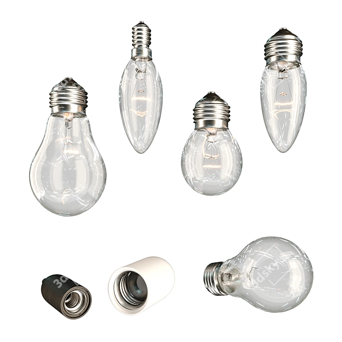 CoronaLightMtl Bulb Set 3D model image 3