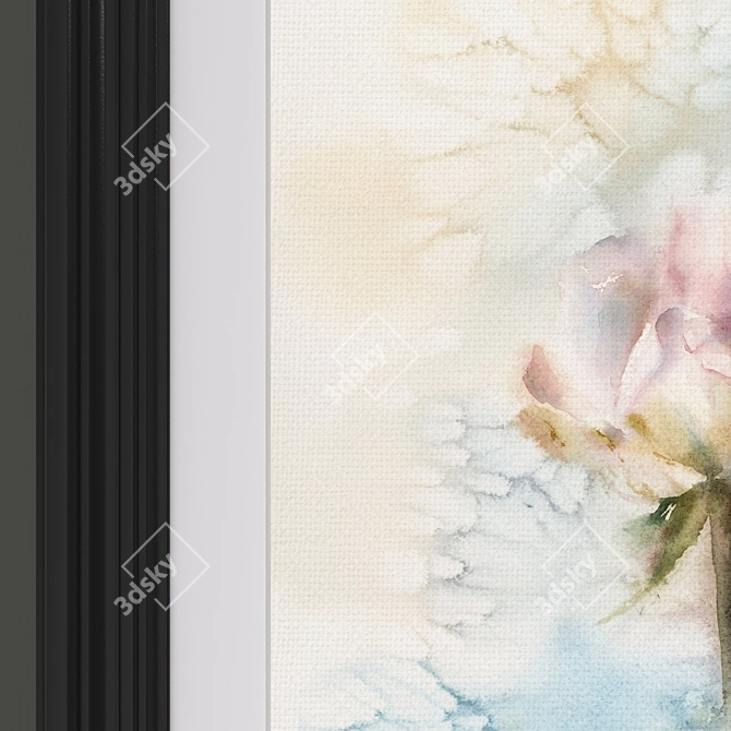 Title: Modern Magnolia Art Collection 3D model image 2