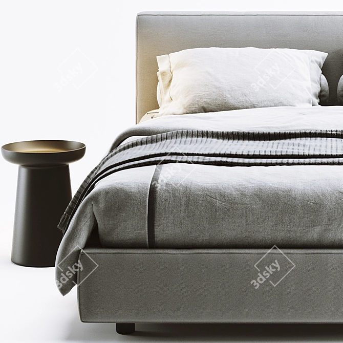 Flexteam Ray: Versatile Comfort Bed 3D model image 2