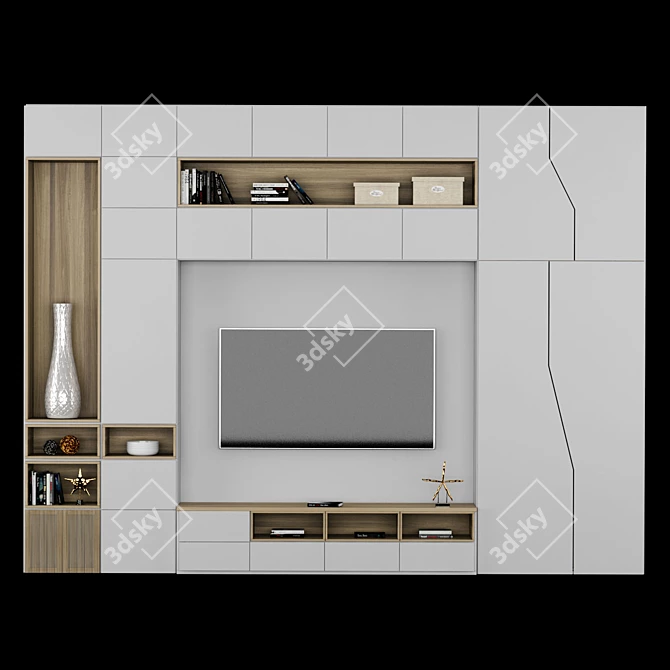 Slimline 50cm TV Set 3D model image 1