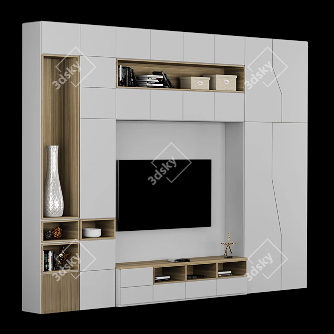 Slimline 50cm TV Set 3D model image 2