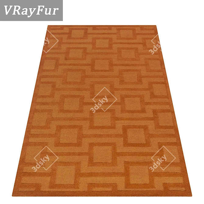 Luxury Carpet Set: Varying Textures 3D model image 2