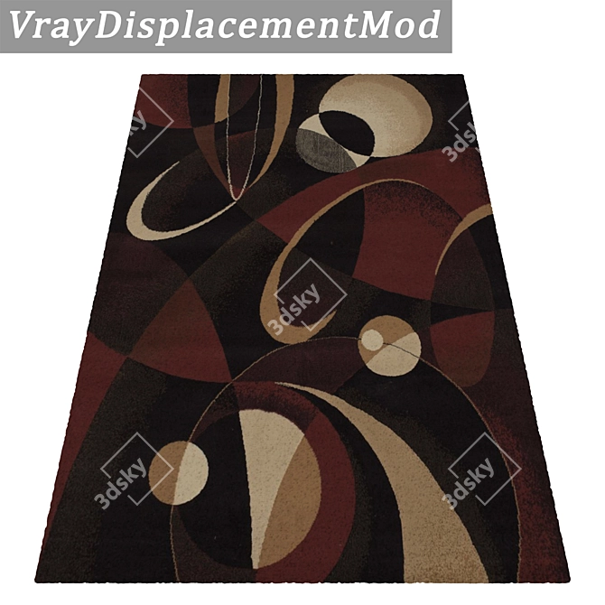 High-Quality Carpets Set: 3 Variants 3D model image 3