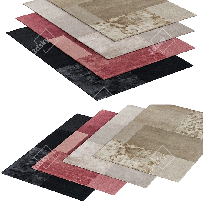 Luxury 87" Carpet 3D model image 2