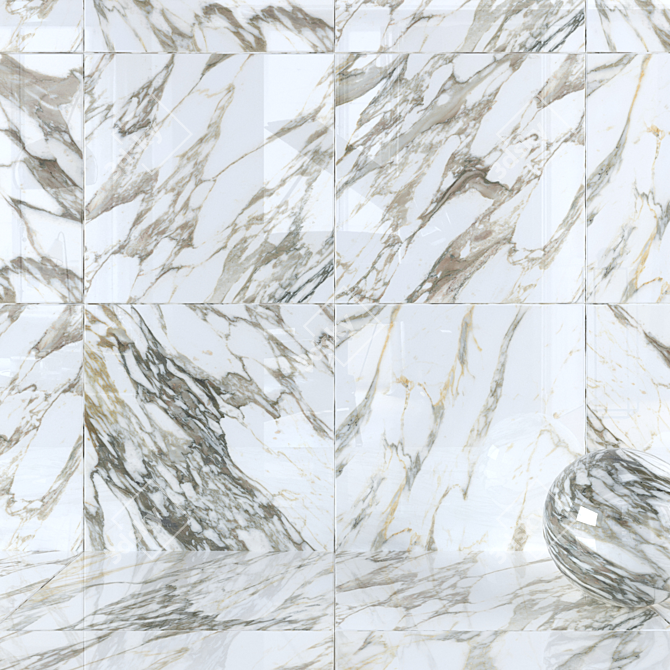 Macchia Vecchia Marble Wall Tiles 3D model image 1