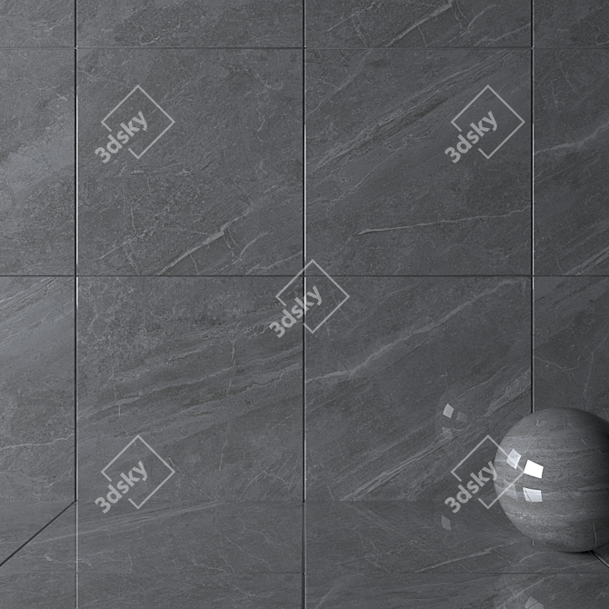 MUSEUM MAINSTONE MOON: Luxury Marble Wall Tiles 3D model image 2